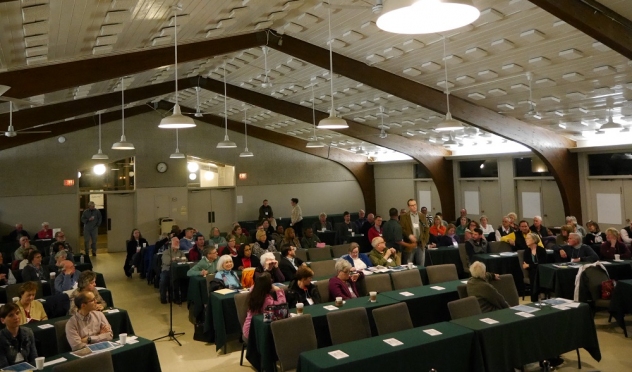 Participants discussing the practical next steps they would take over the next six months. 